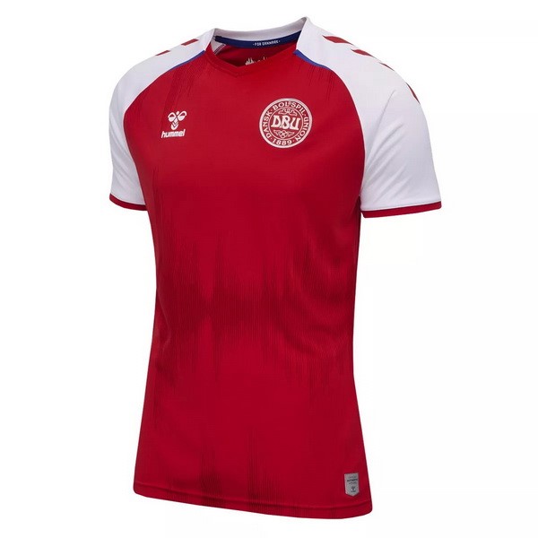 Tailandia Camiseta Dinamarca Primera Equipación 2021 Rojo